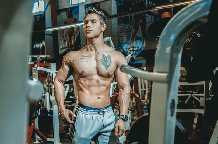 a muscular man